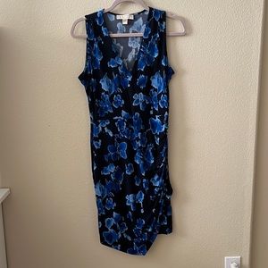 MICHAEL Michael Kors Floral Faux Wrap Dress, Size S